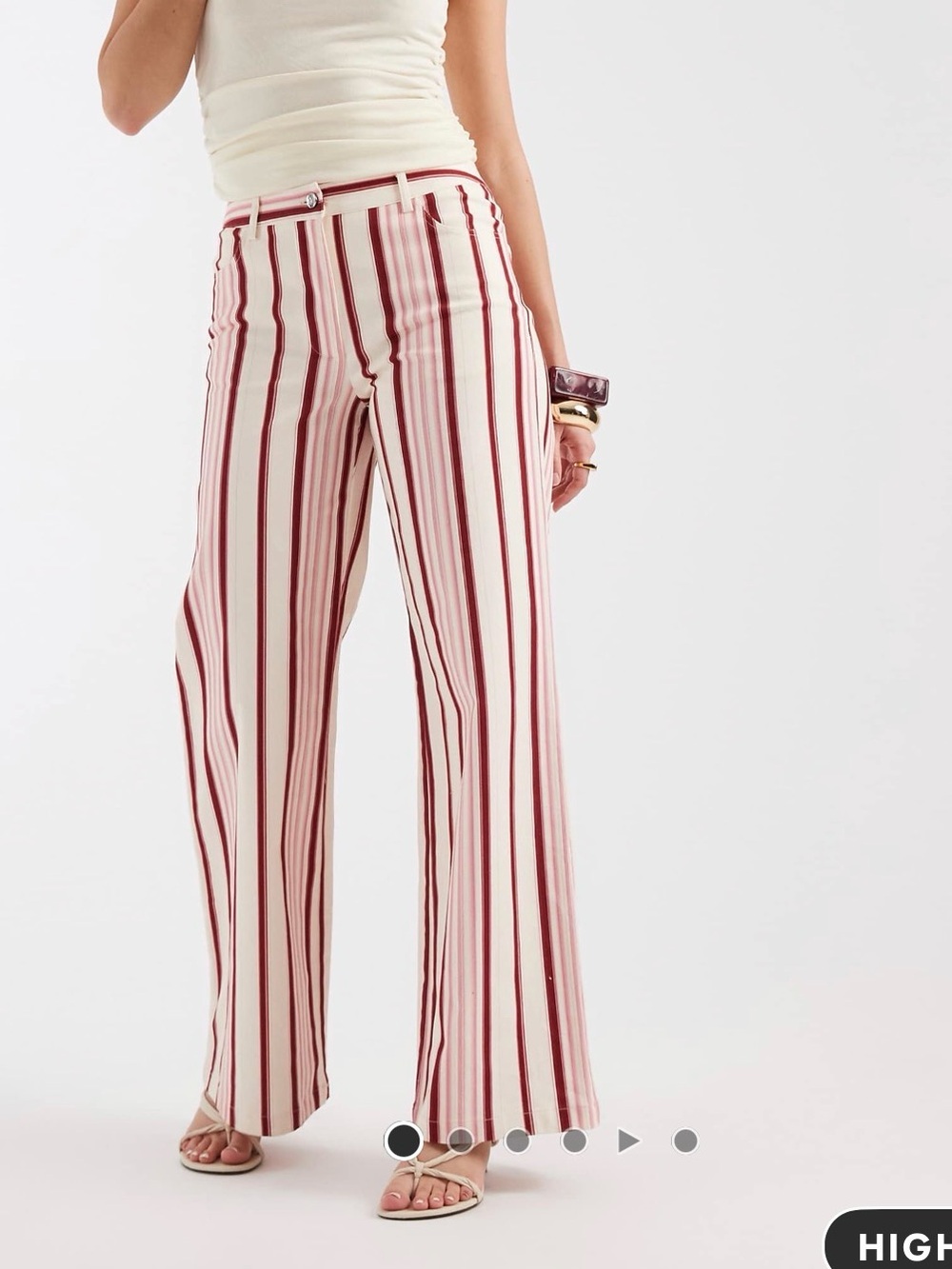 Laagam striped pants